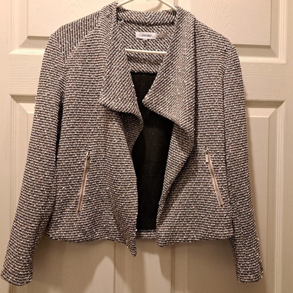 Calvin Klein Jackets & Blazers - Calvin Klein Textured Open Jacket Size S